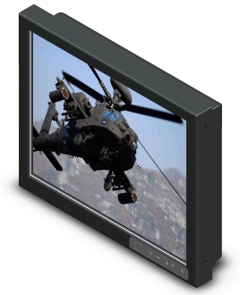 17” COTS Wall Mount Rugged LCD Display