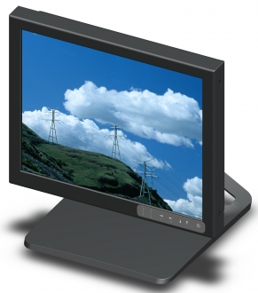 17” Industrial Grade Tabletop Display - Metal Enclosure