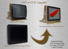 Replacement Monitors at Industrial Panels